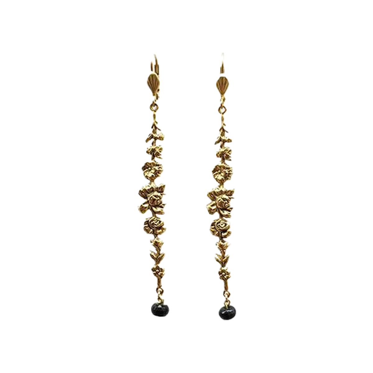 Golden Rosier Earrings