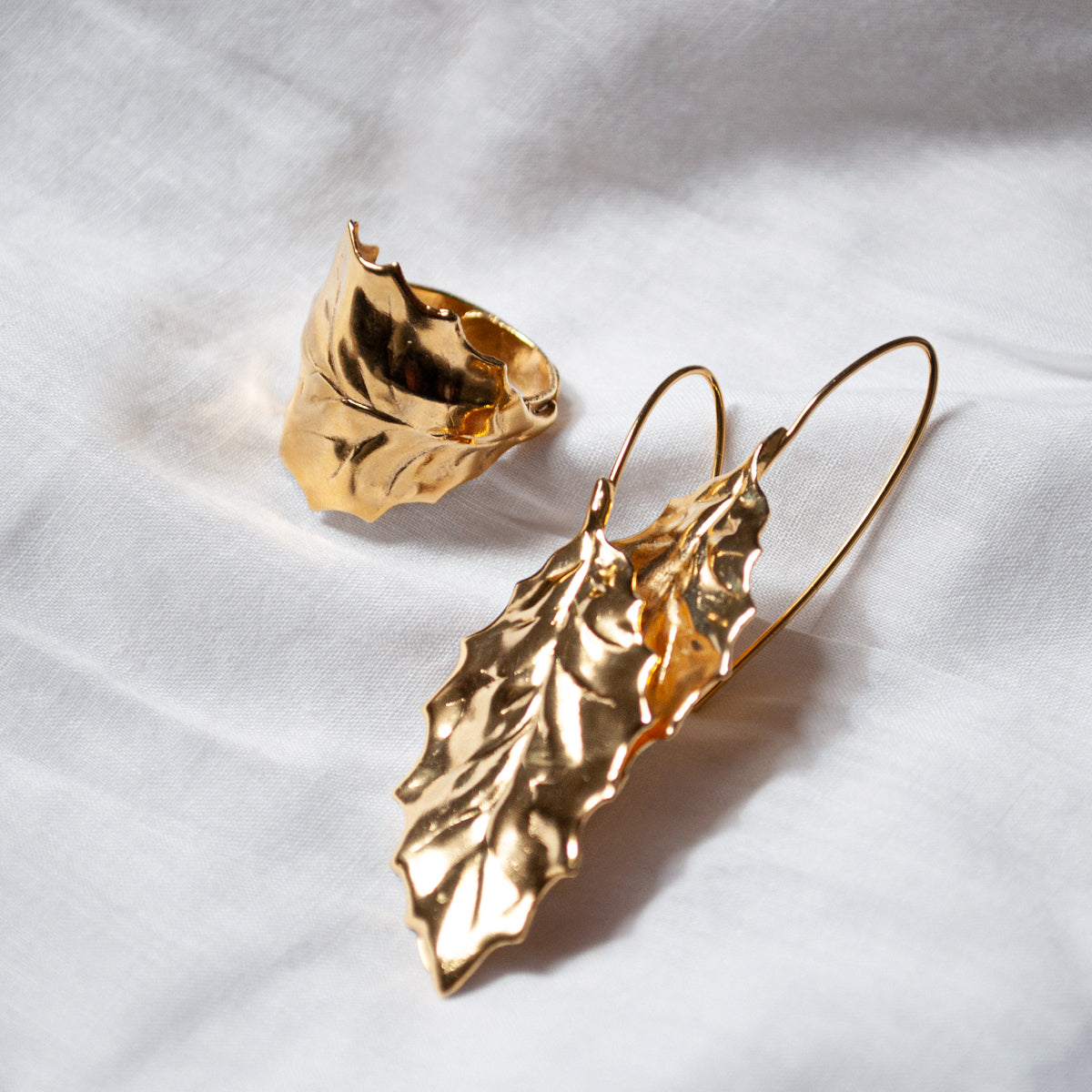 Flora Gold Earrings