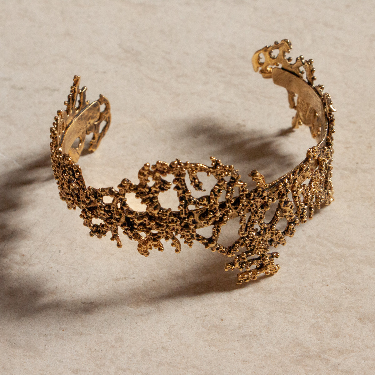 Golden Seaweed Cuff