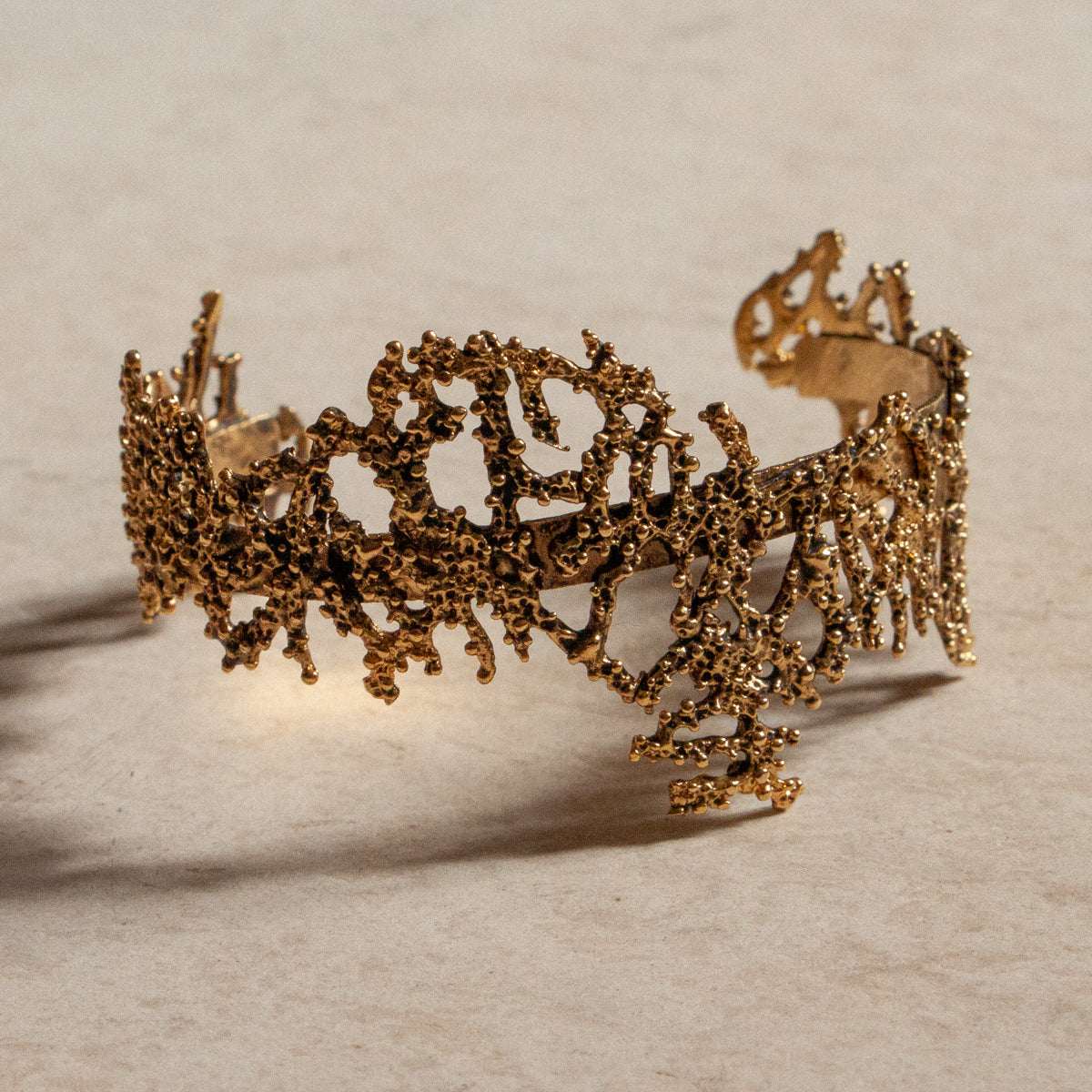 Golden Seaweed Cuff