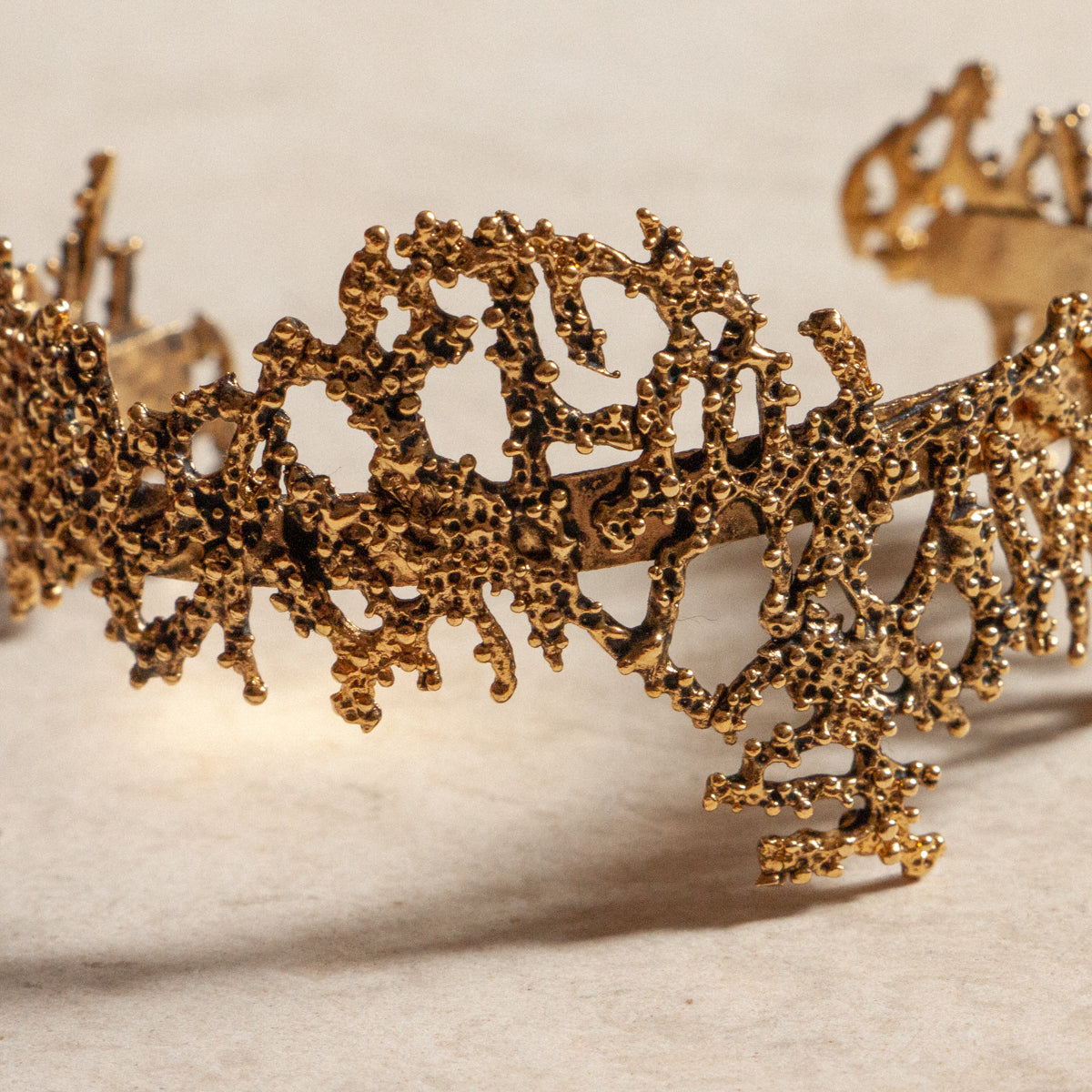 Golden Seaweed Cuff