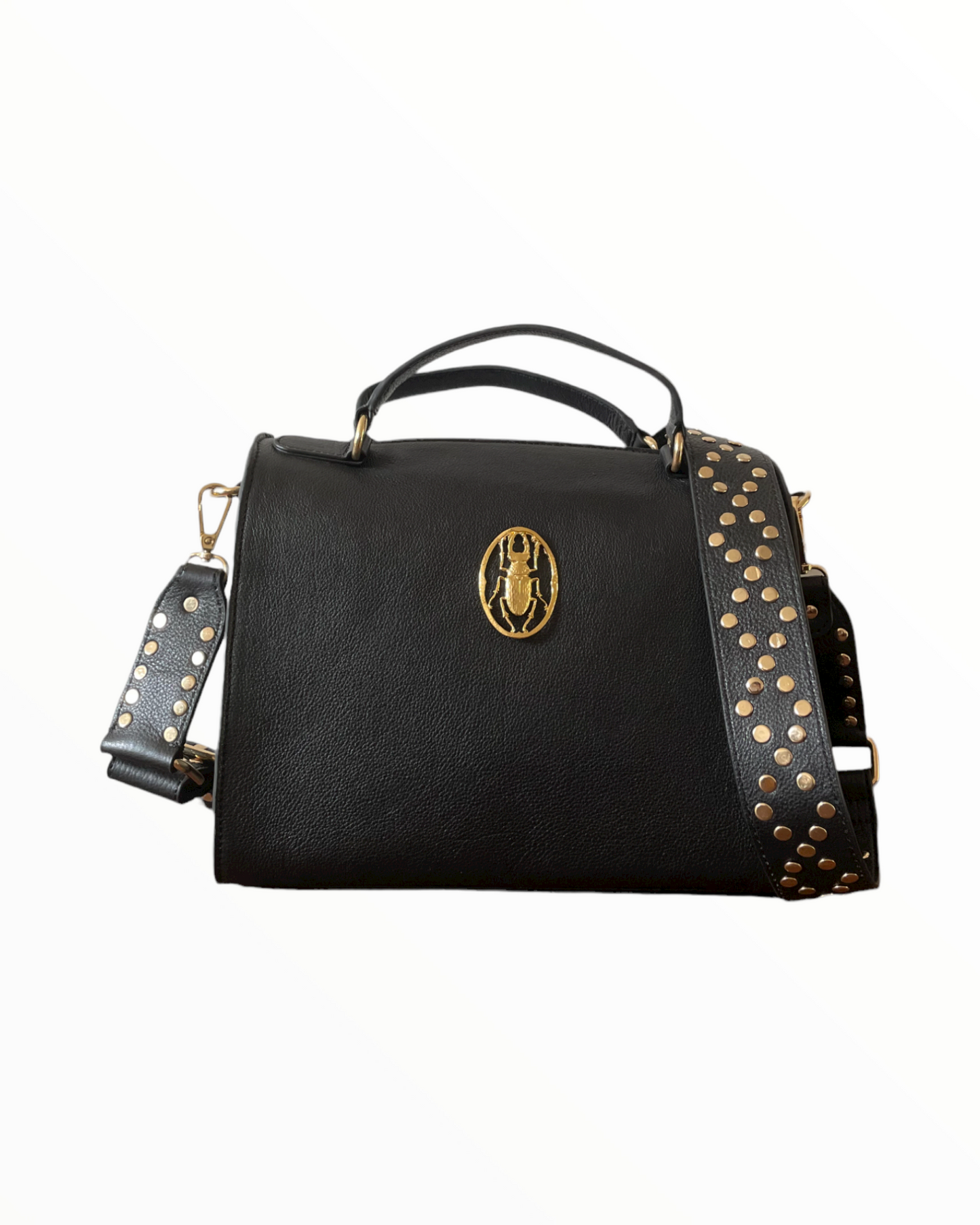 NUMBER 1-Scarab Maddie Bag Black Leather