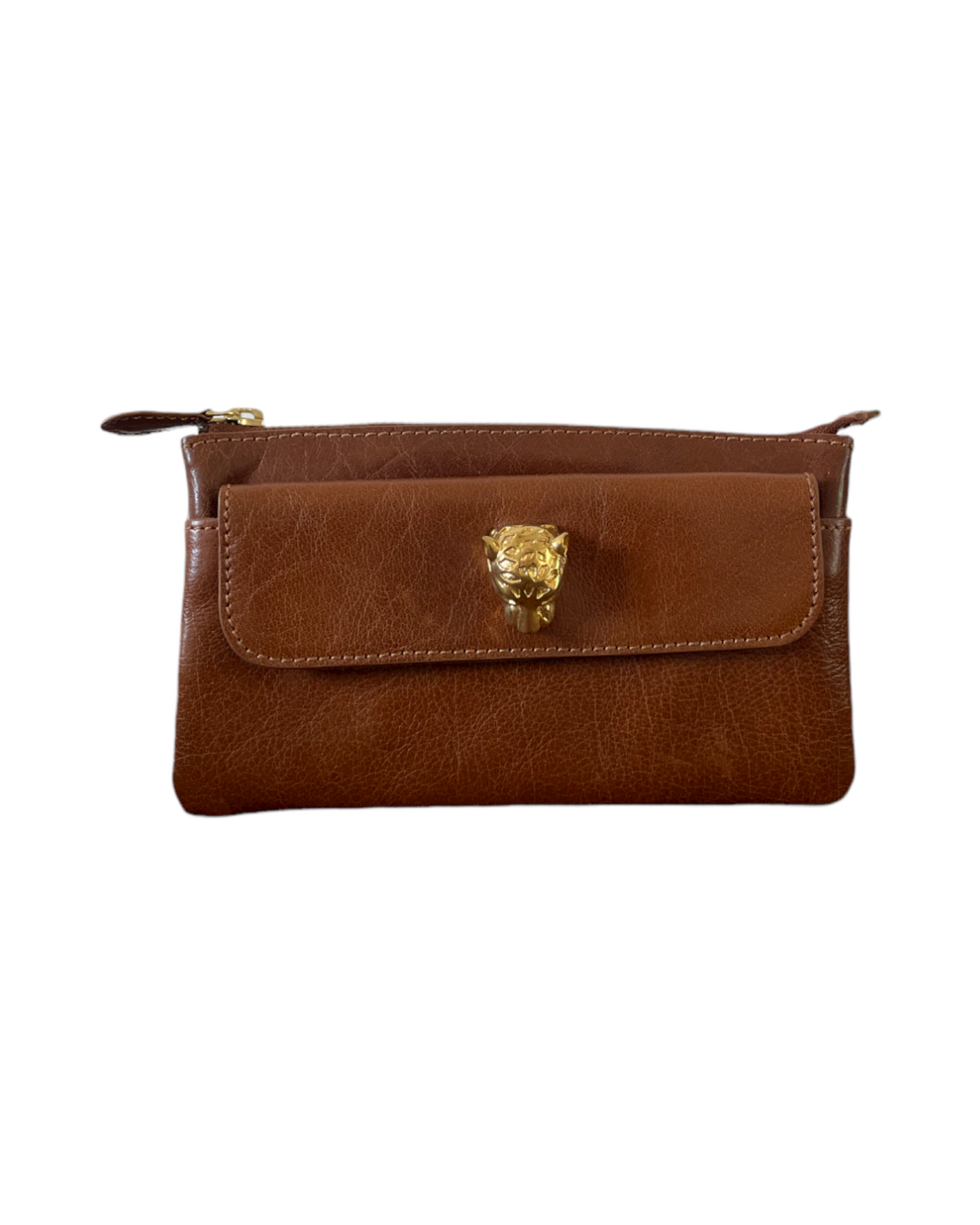 NUMBER 6-Panthere Tan pouch