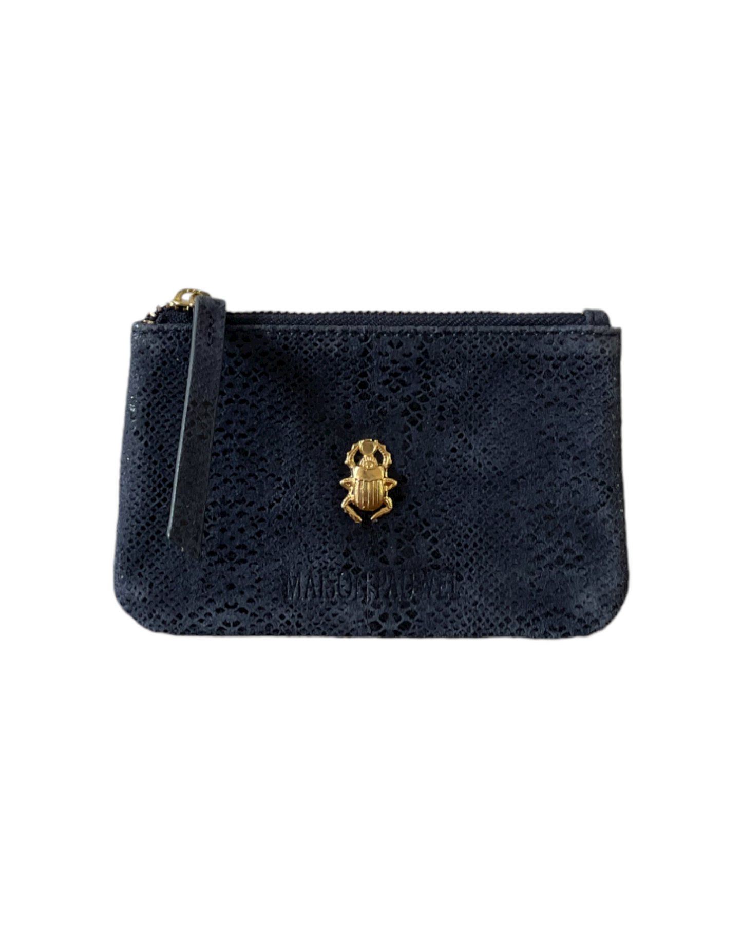 NUMERO 7 Mini Scarab Purse Blue