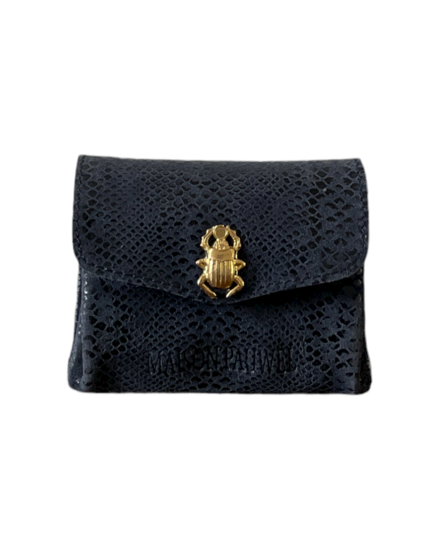 NUMBER 8-Mini Scarab Blue