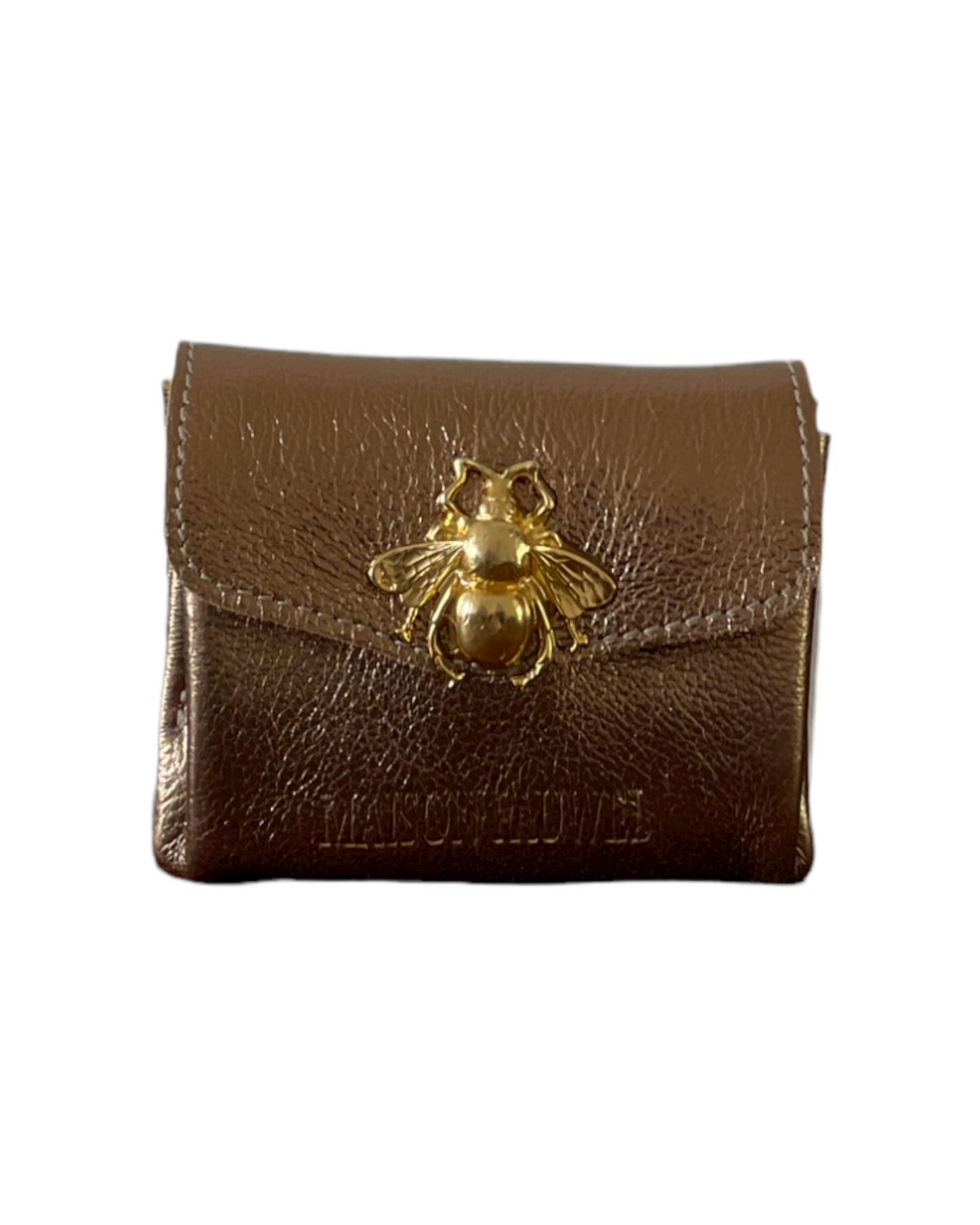 NUMBER 8-Bourse Bee Golden Metallic