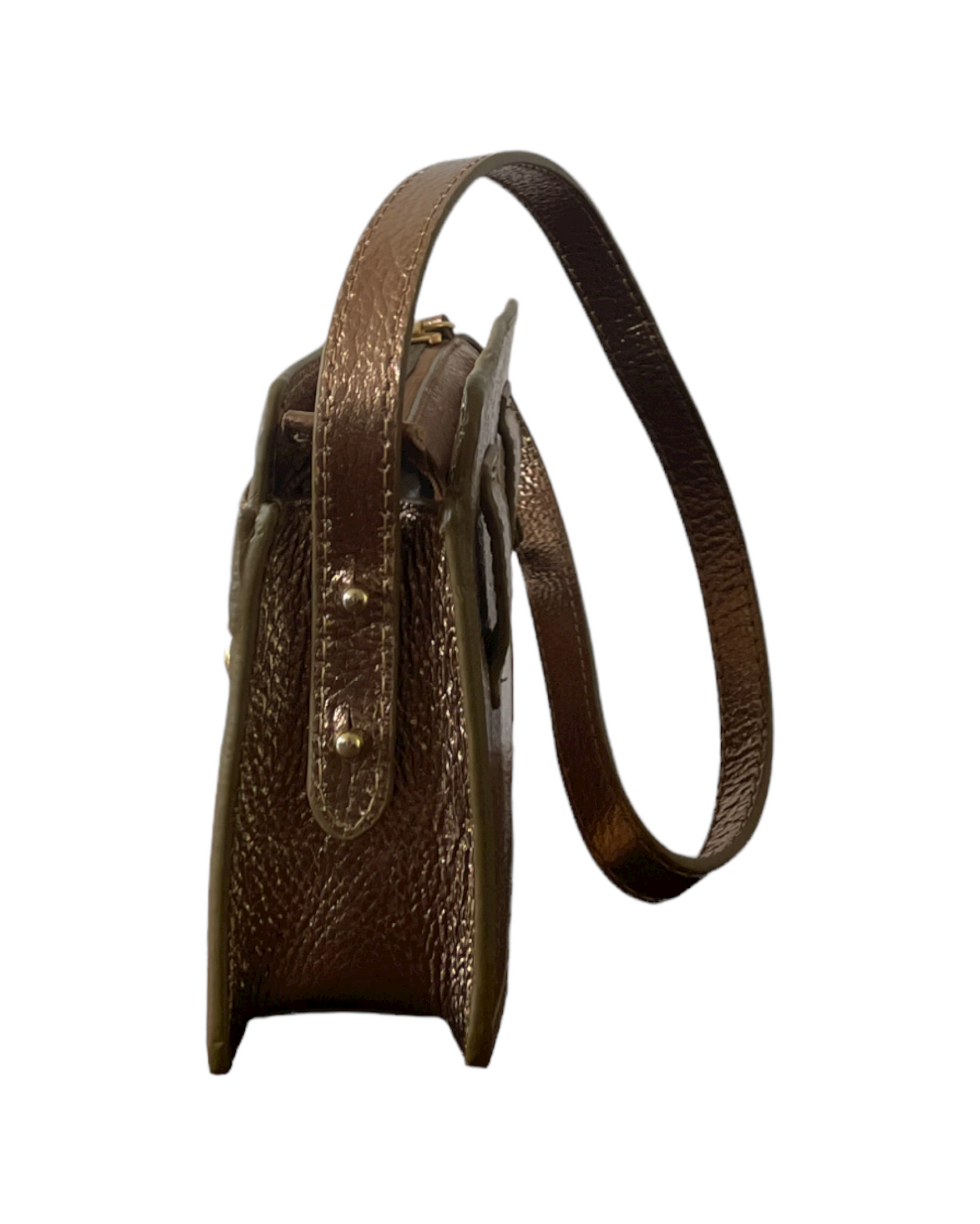 NUMBER 9-Golden Metallic Scarab bag
