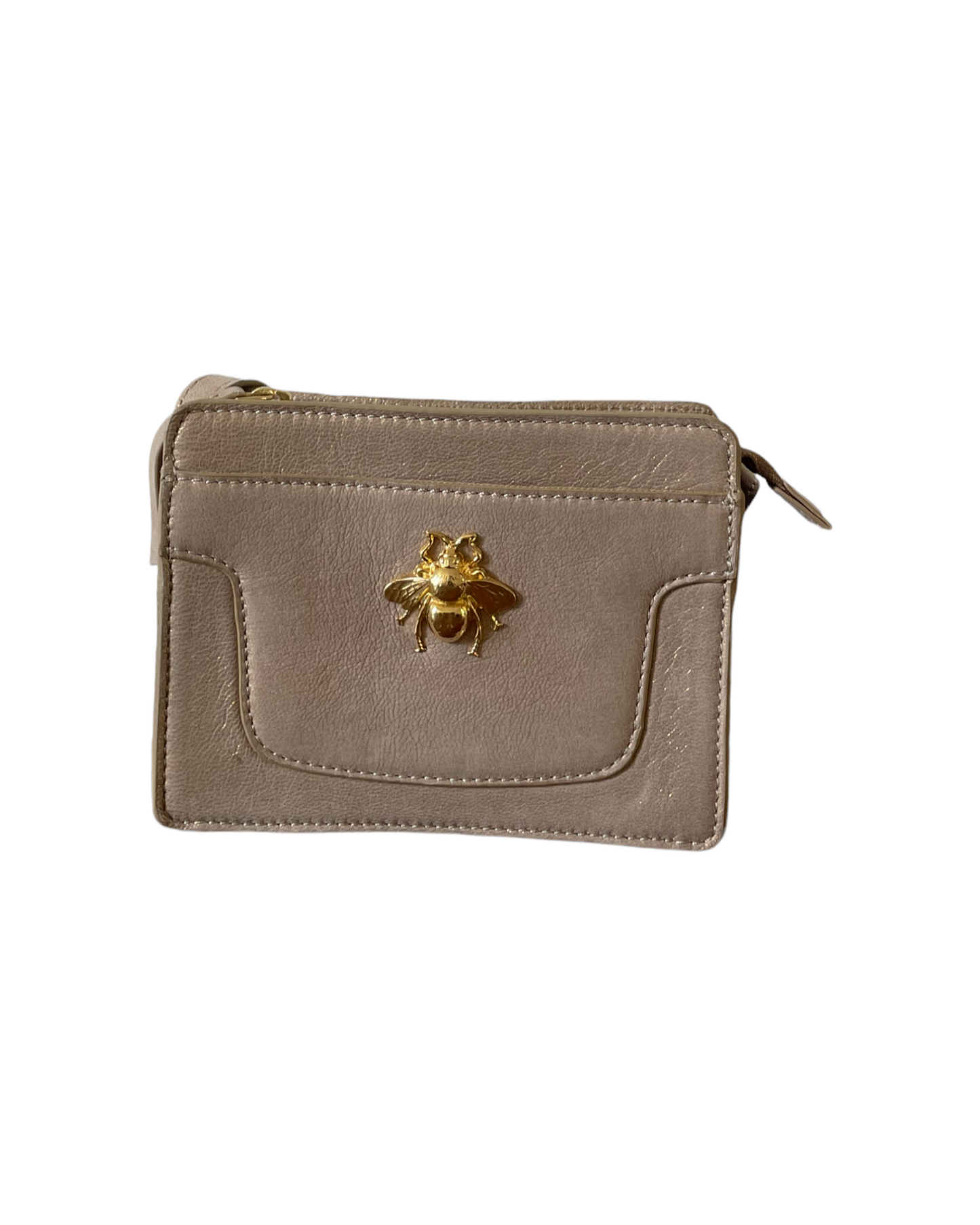 NUMBER 9-Golden Metallic Bee bag