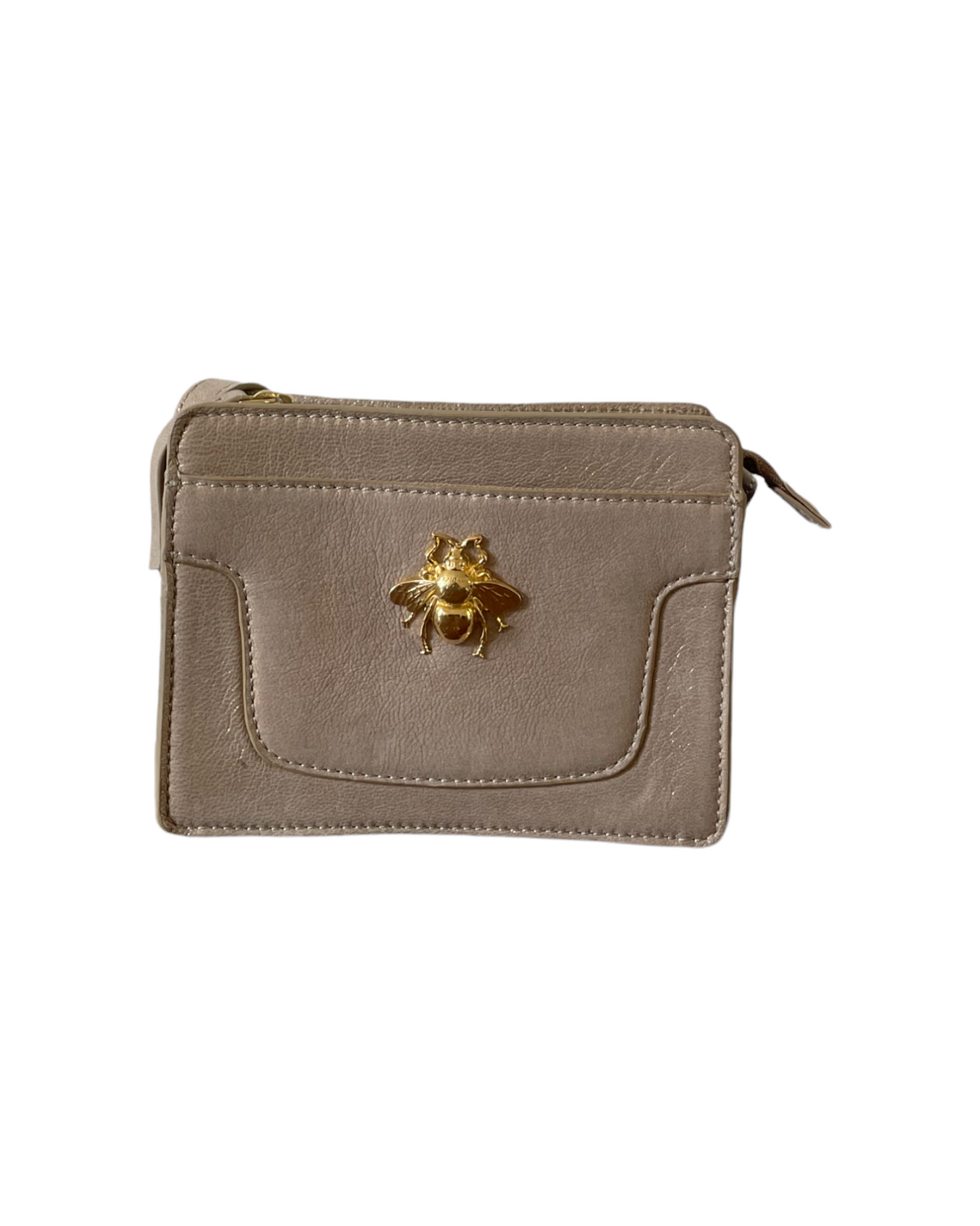 NUMBER 9-Golden Metallic Bee bag