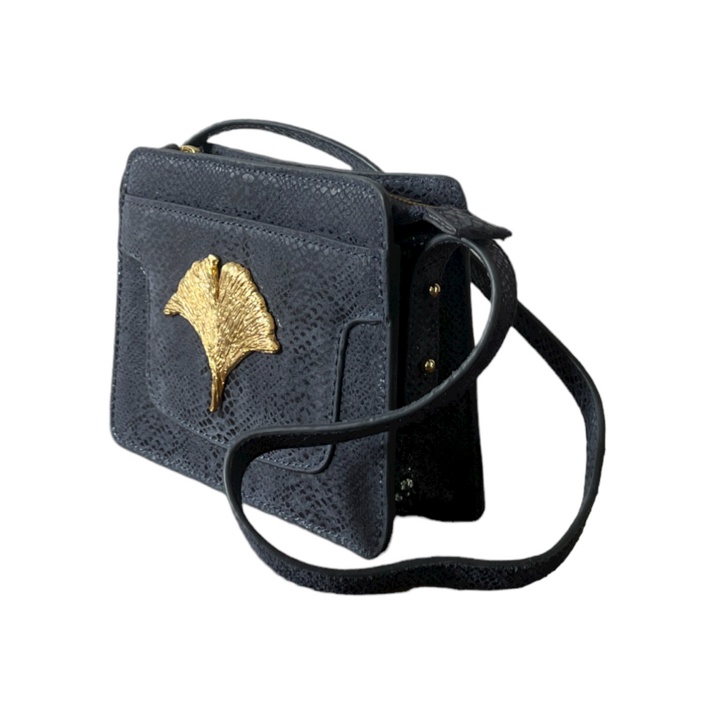 NUMERO 9-Sac Bleu Ginkgo – Lotta Djossou Paris Officiel