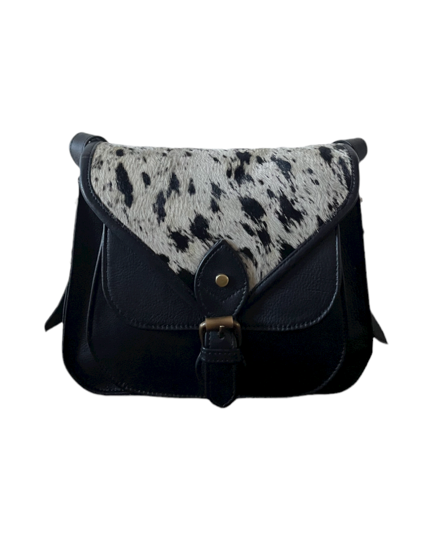 NUMERO 10.B-Black leather bag