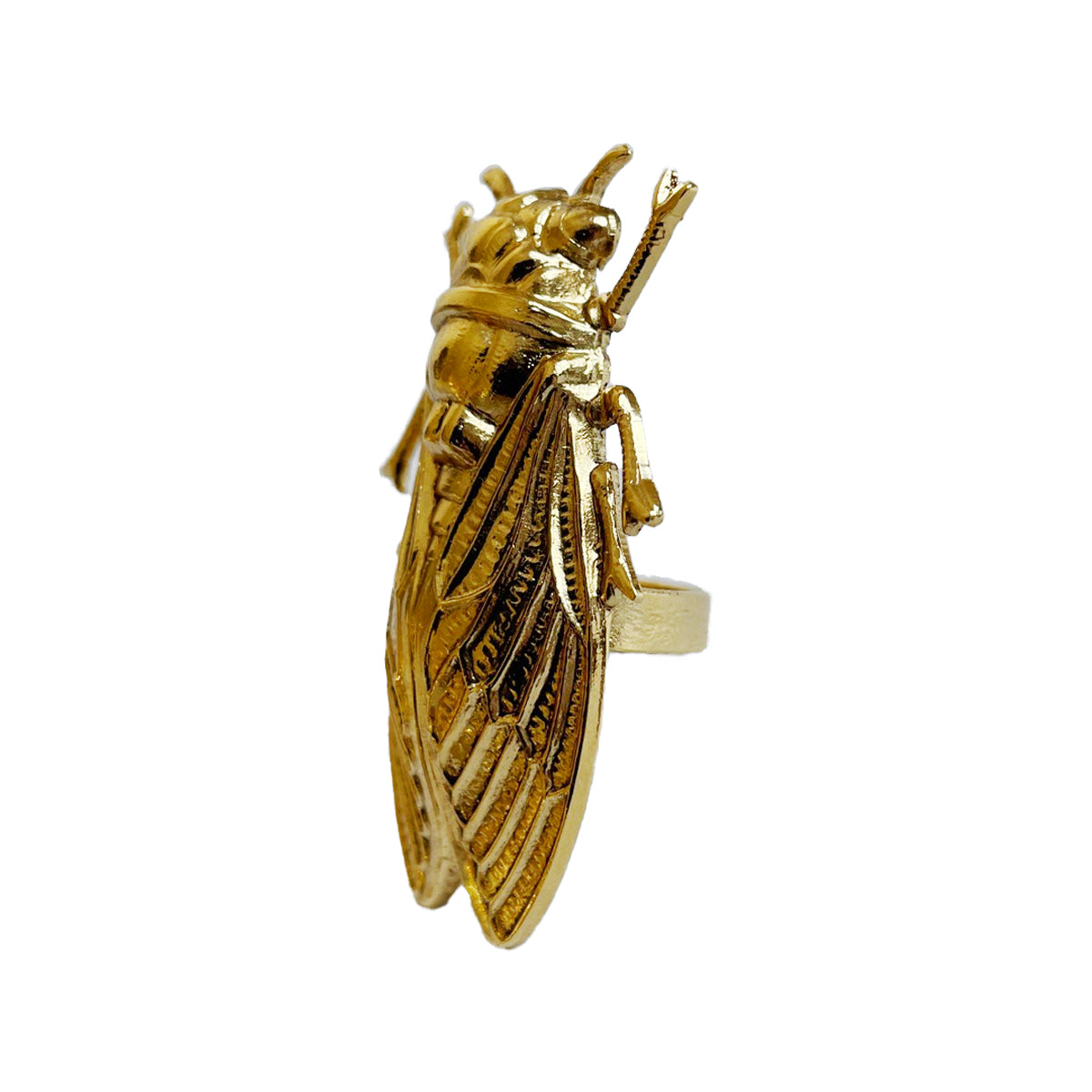 Golden Cicadas Ring