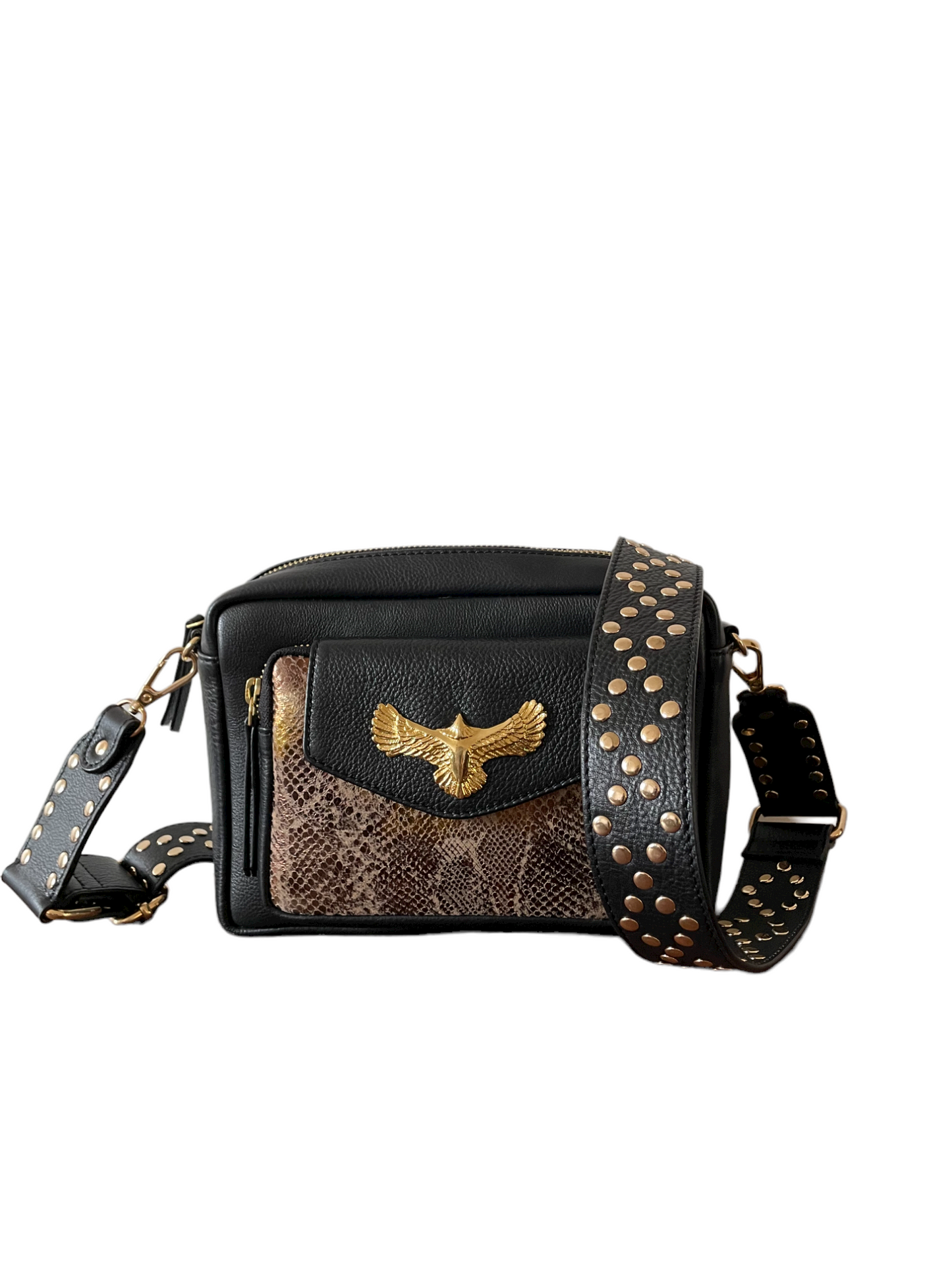 NUMBER 2-1 Aigle Leather Black and Gold