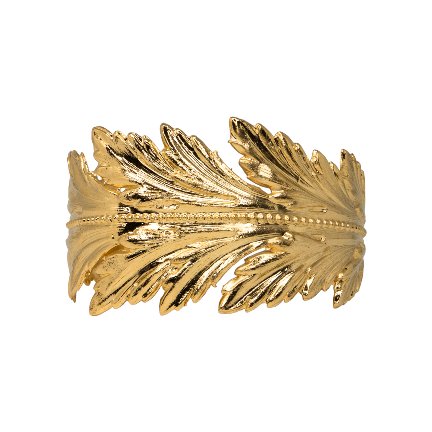 Coco Feather Gold Bracelet