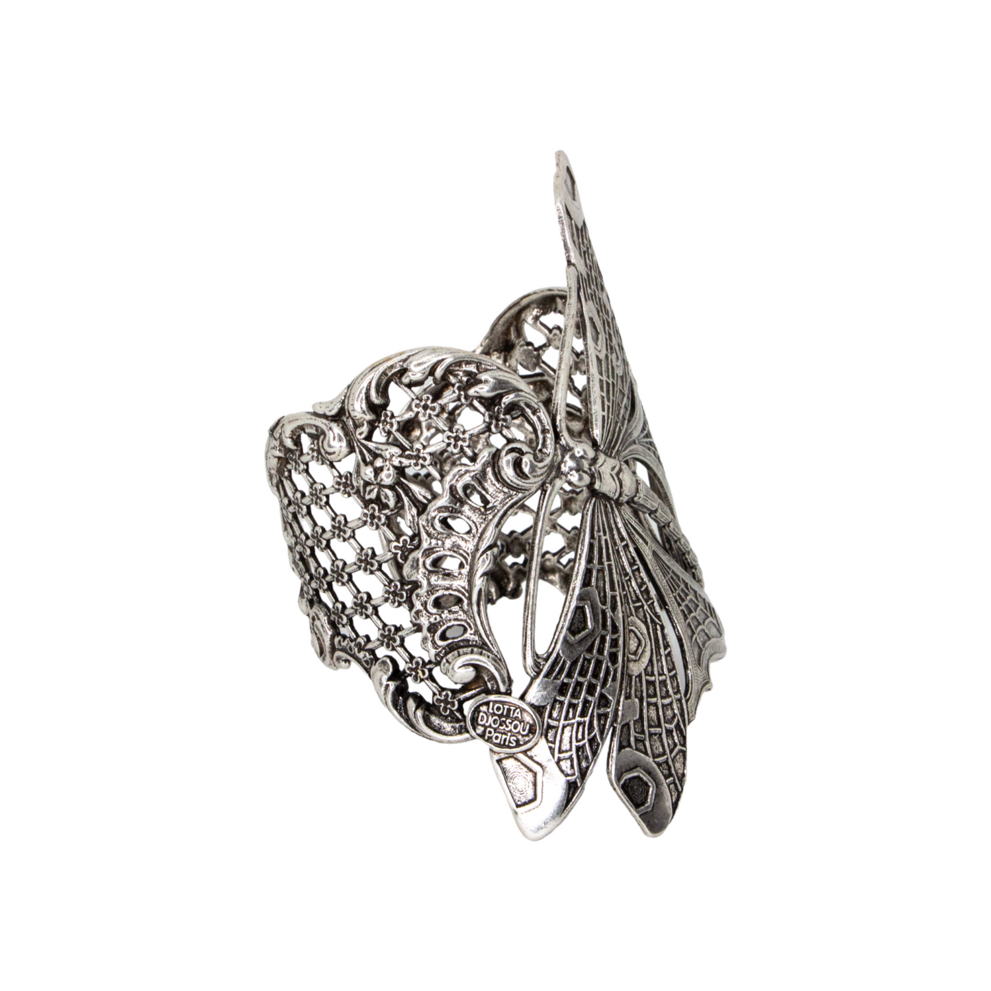 Dragonfly cuff on Filigree