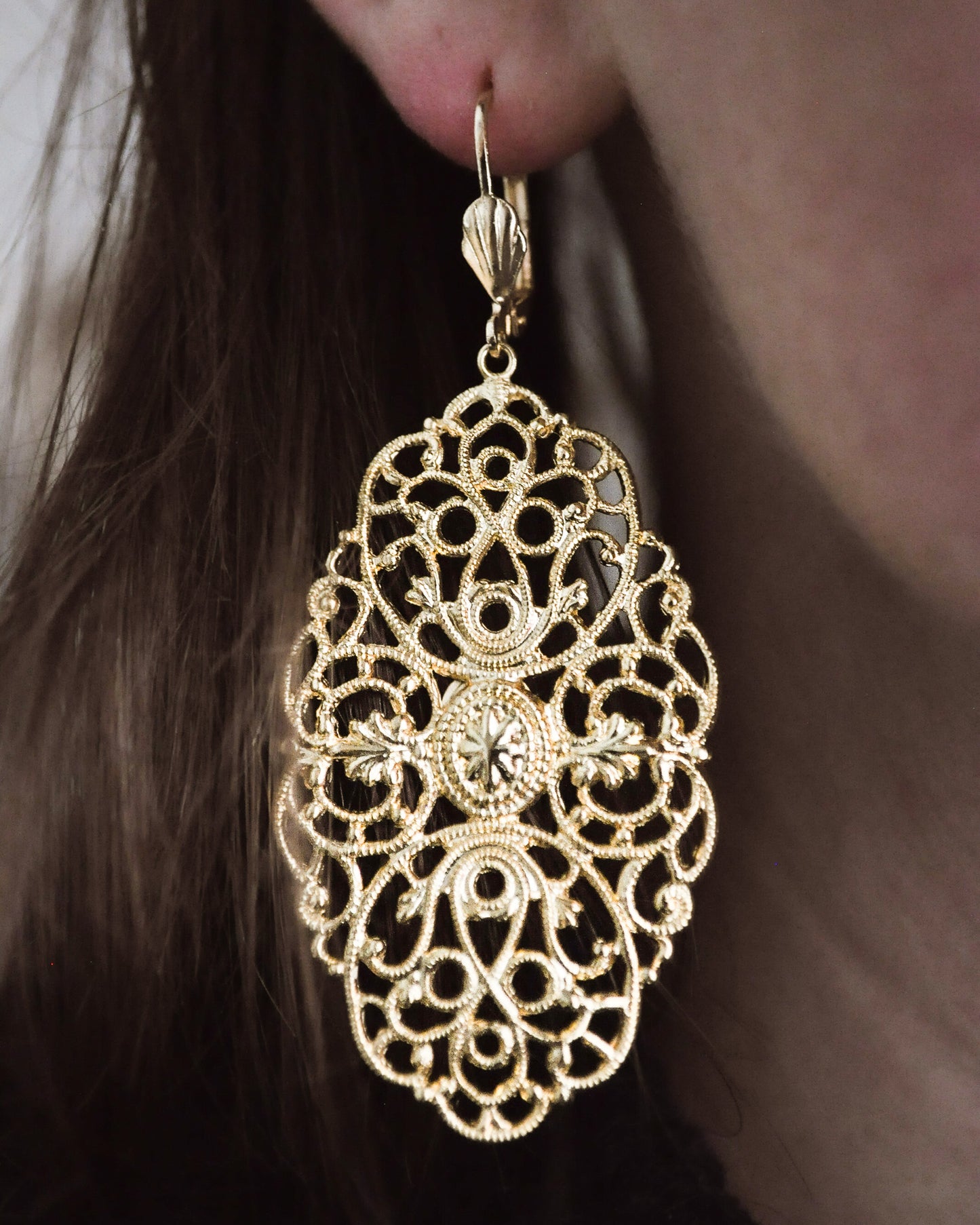 Earrings Dentelle New Gilded