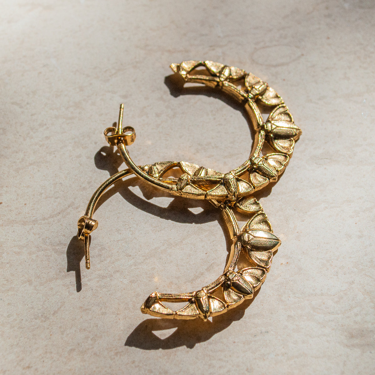 Indi gold earrings