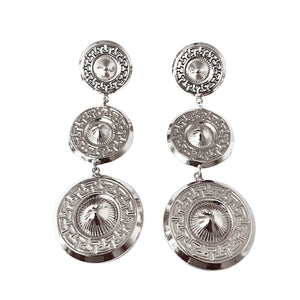 
                  
                    Boucles d’oreilles Dôme Trio Argentées
                  
                