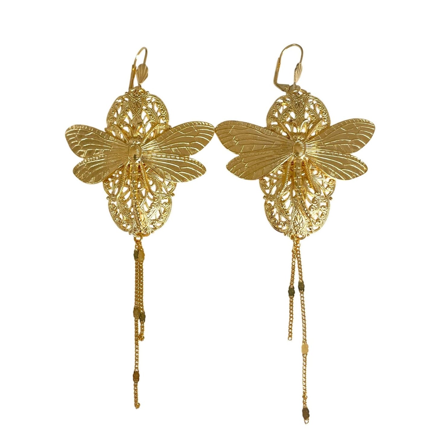 Boucles d'oreilles Ava dorées