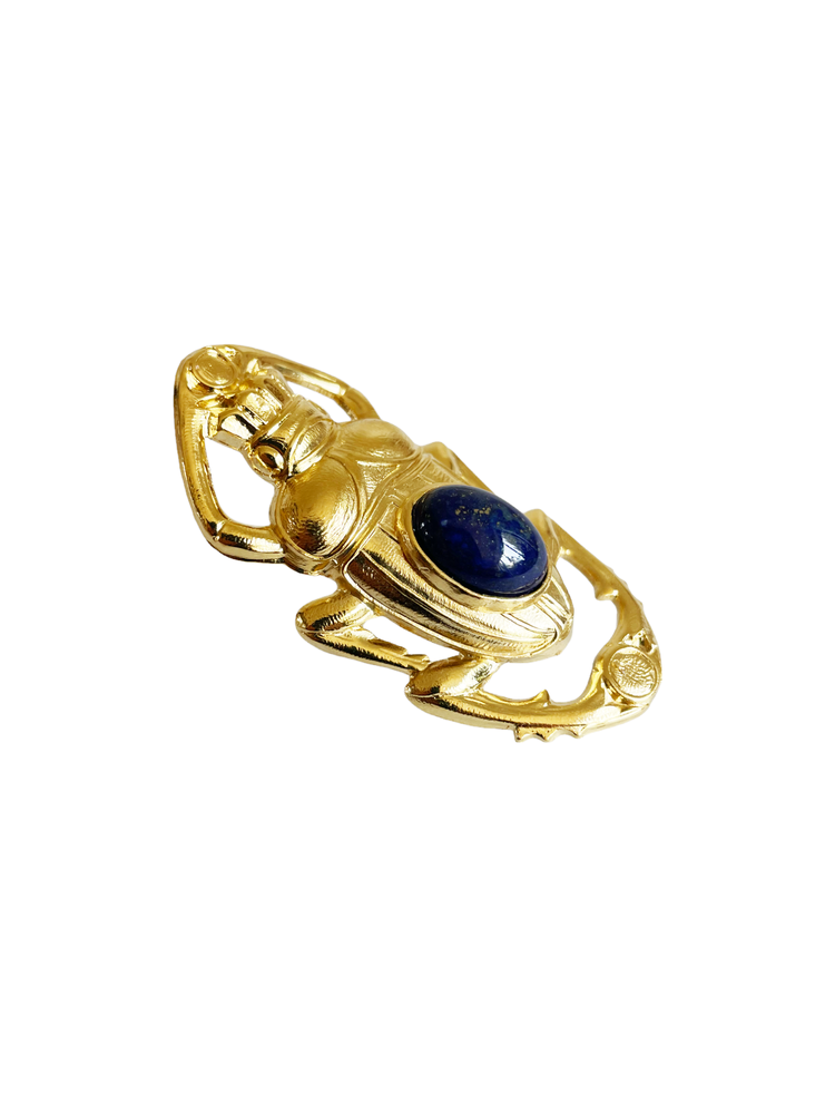 
                  
                    Bague Oscar Dorée Lapis Lazuli
                  
                