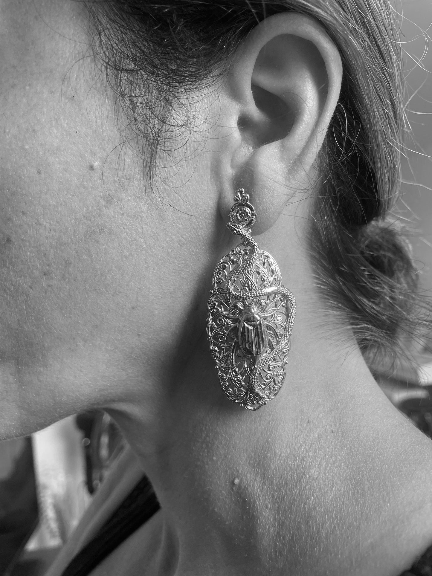Boucles d'oreilles Argentées Bellila