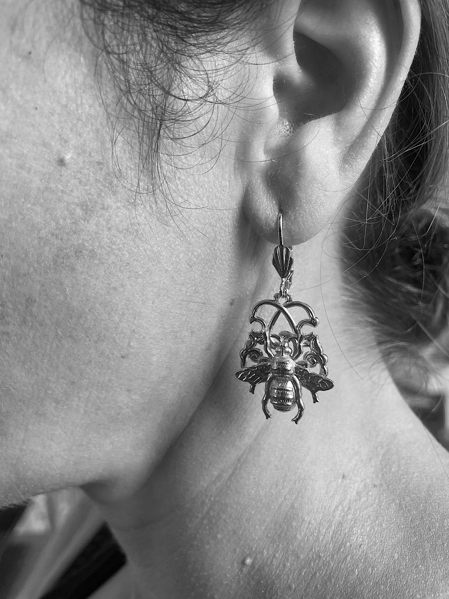 Boucles d'oreilles Argentées Charly Bee