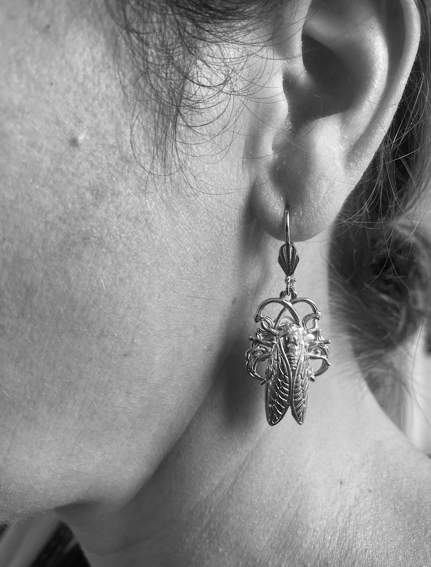 Boucles d'oreilles Argentées Charly Cica