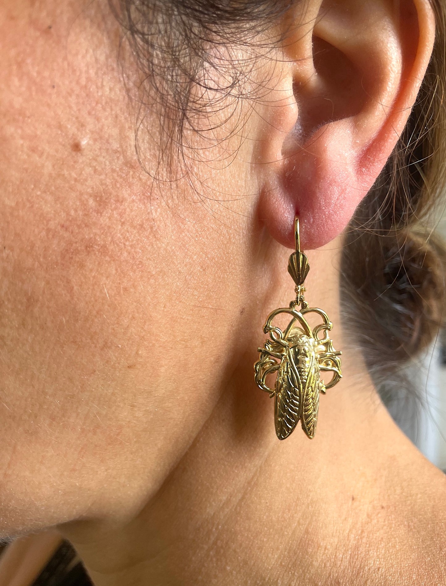 Boucles d'oreilles Dorées Charly Cica