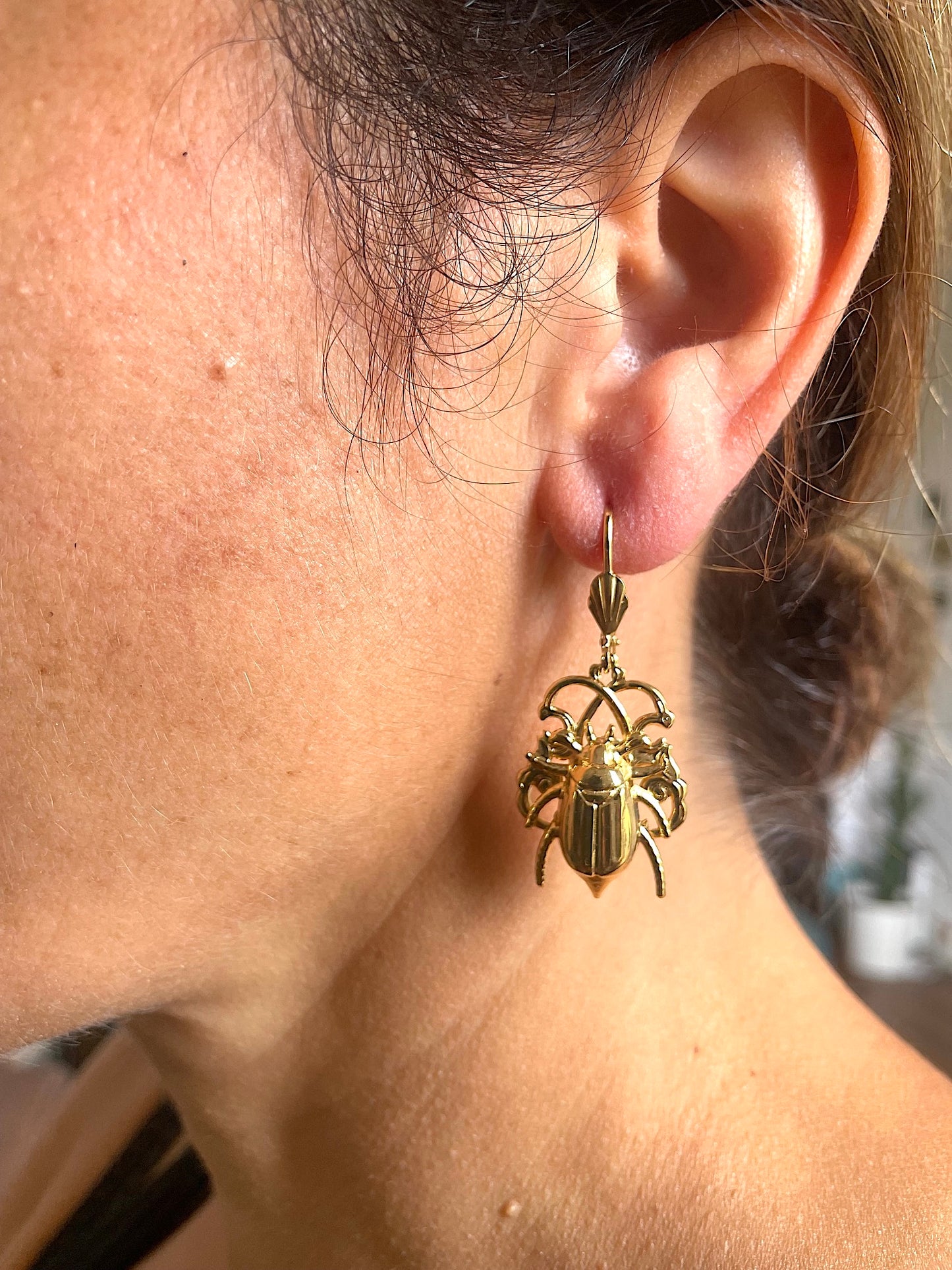 Boucles d'oreilles Dorées Charly Han