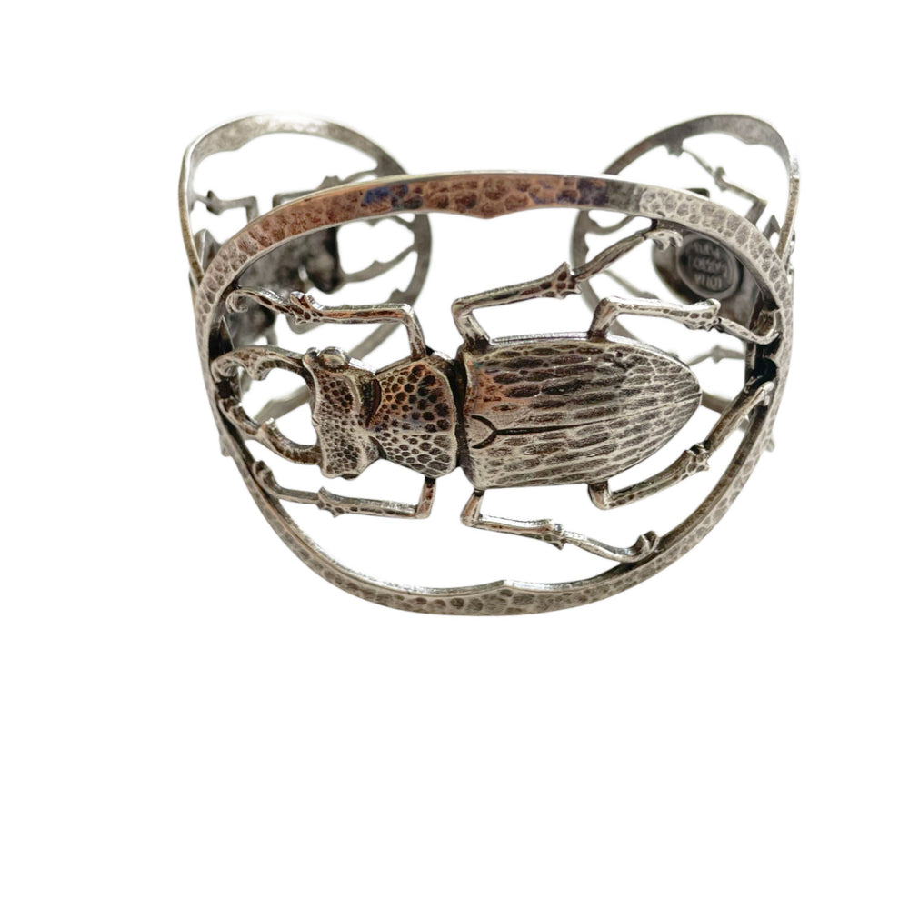 Bracelet Manchette 4 Scarabée Maddie argenté