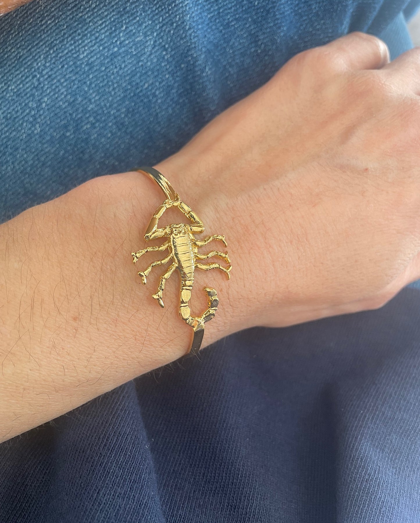 Bracelet Scorpion doré
