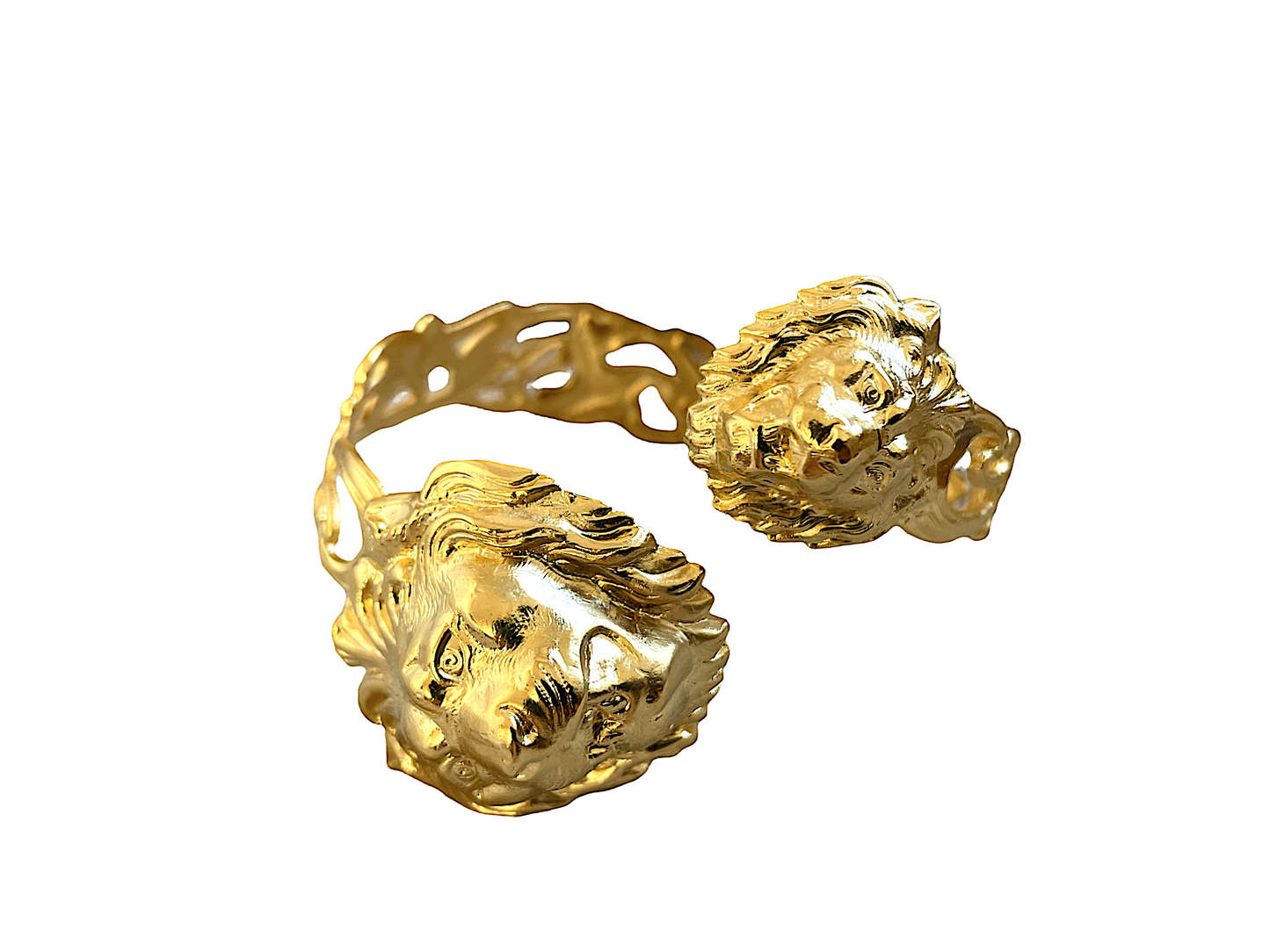 Bracelet duo Lion doré