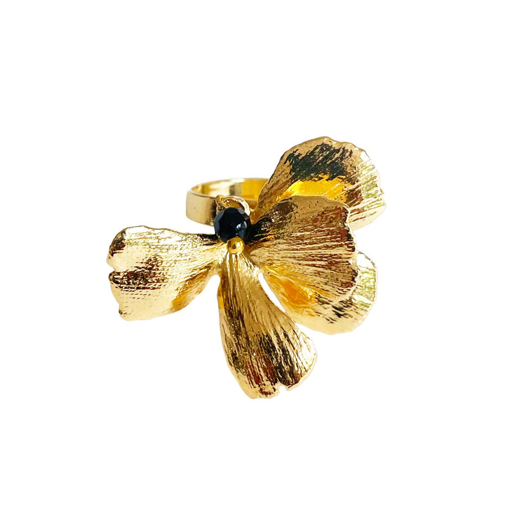 Bague Pansy Dorée