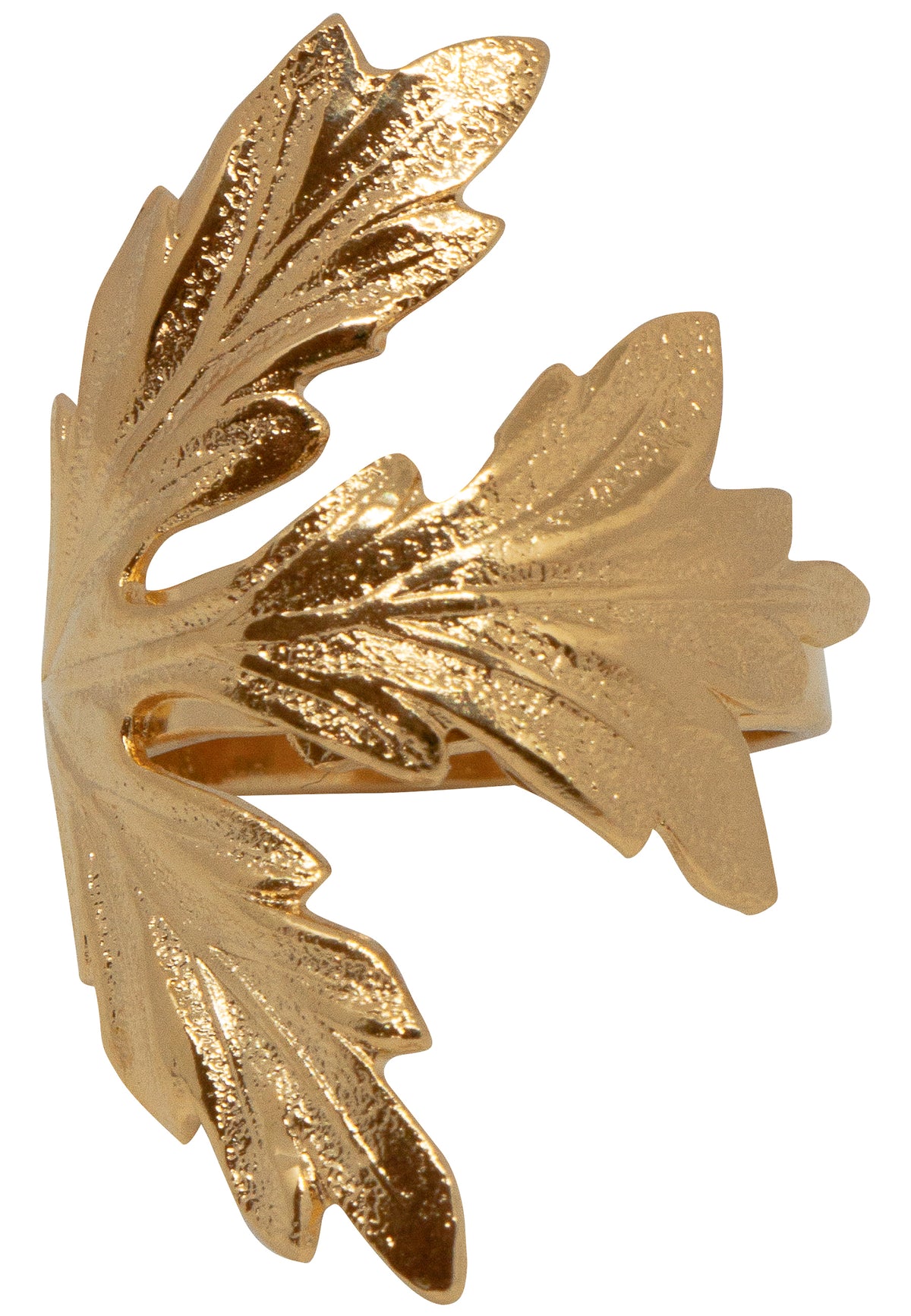 Bague Feuille d'Erable Dorée