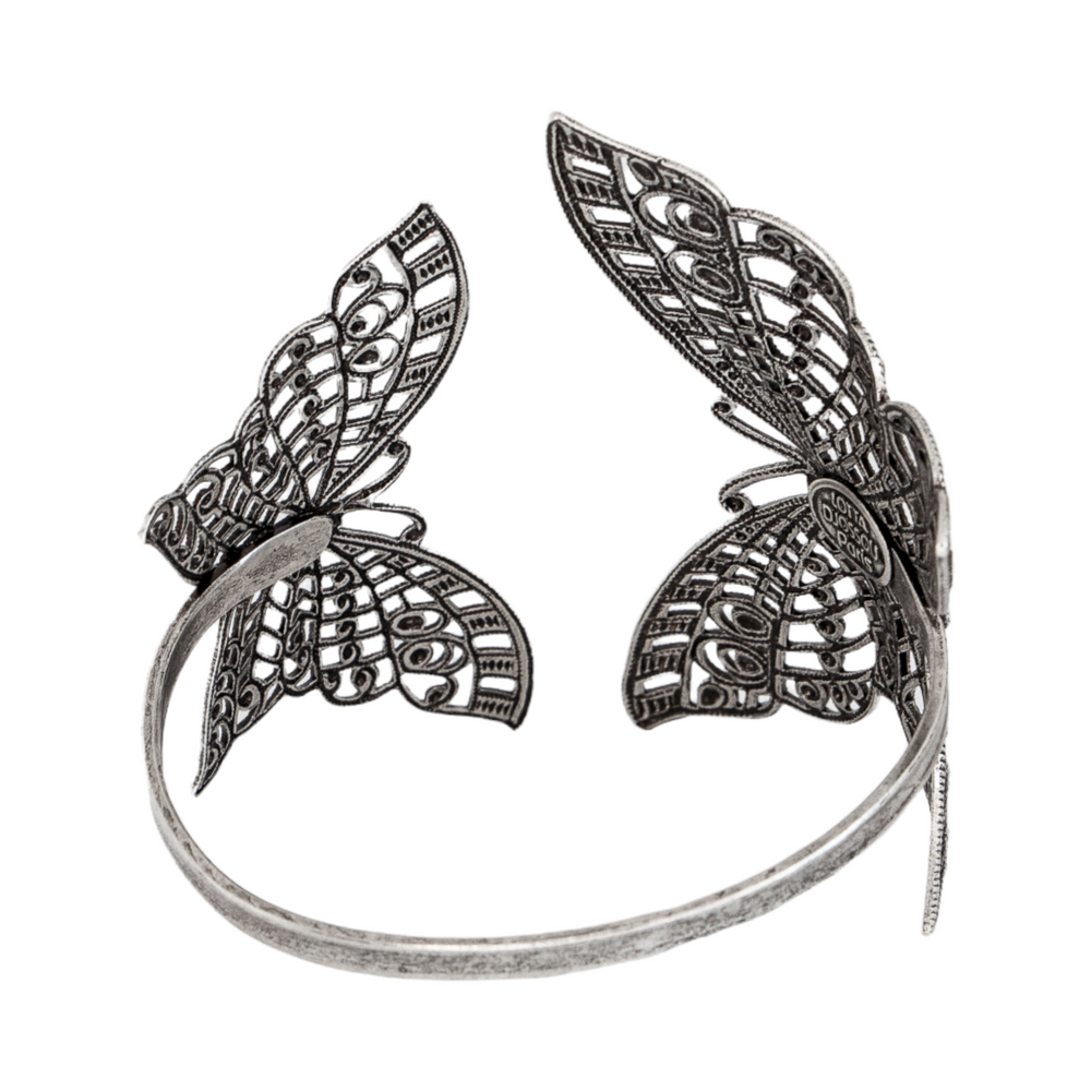 
                  
                    Bracelet Double Papillon Filigrane
                  
                