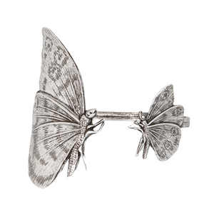 
                  
                    Bracelet Double Papillon Argenté
                  
                