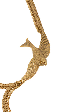 
                  
                    Collier Cravate Bird Doré
                  
                