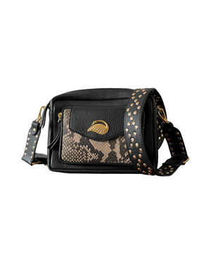 
                  
                    NUMERO 2-1 Sac Swan Cuir Noir et Ecru
                  
                